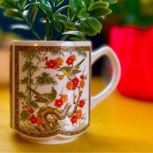 Small Planter Made from a Vintage Mug